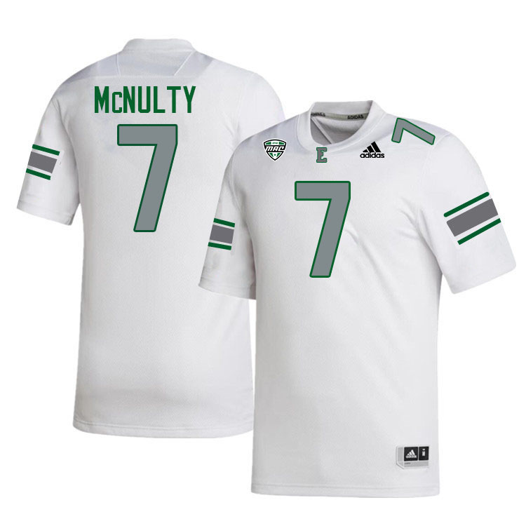 Eastern Michigan Eagles #7 Dramarian McNulty College Football Jerseys Stitched-White